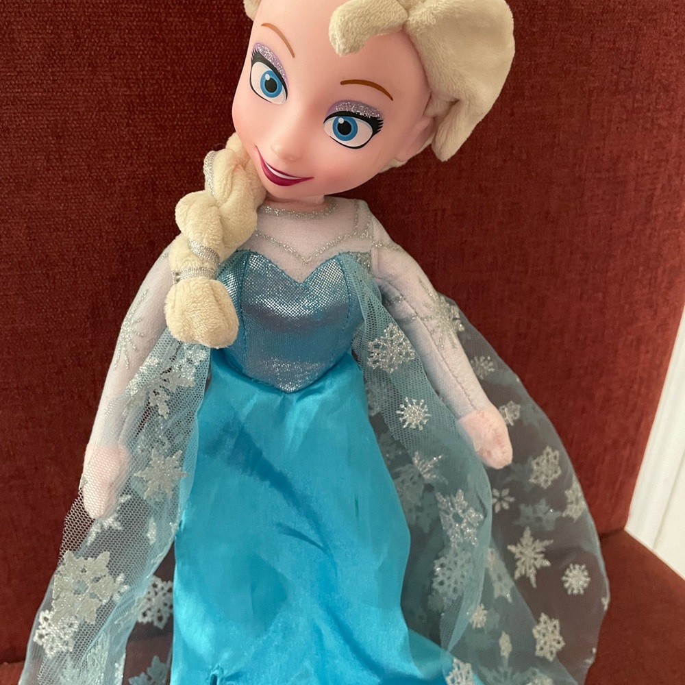 Elsa Princess Doll in Blue Dress - Kids Toy